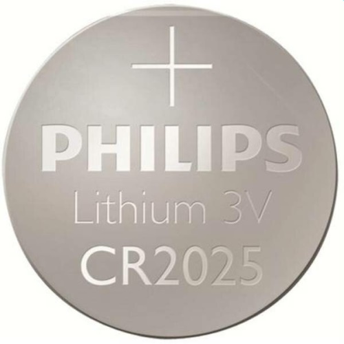 Fotografia produktu PHILIPS CR2025 bateria -  CR2025 3.0V (20,0X2,5) LITHIUM BLISTER
